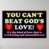 神の愛をビートできない! ポスター (正面)