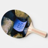 神の愛を思い出させる。キリスト教信仰 卓球ラケット (横)