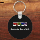 神の愛を播種する分割 キーホルダー (正面)