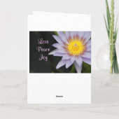 神の愛挨拶状 カード (裏面)