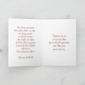 神の愛挨拶状 カード (内部)