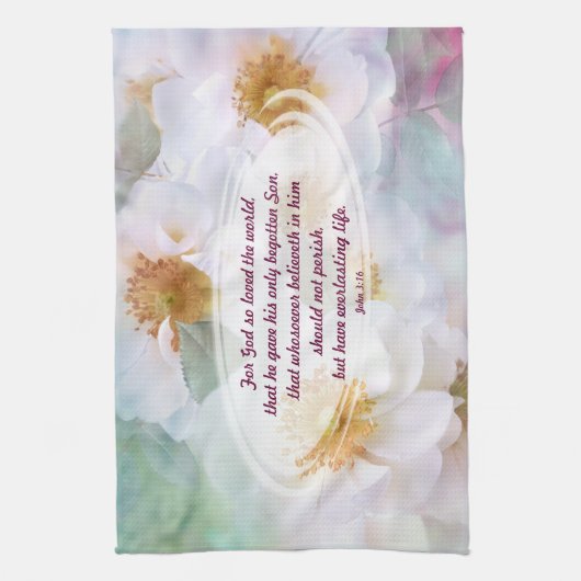 神の愛 キッチンタオル (縦)