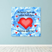 神の愛 キャンバスプリント (インサイチュ (ウッドフロア))