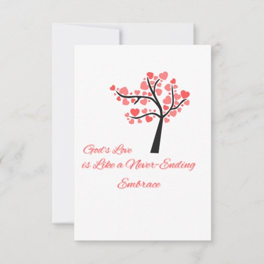 神の愛 サンキューカード (正面)