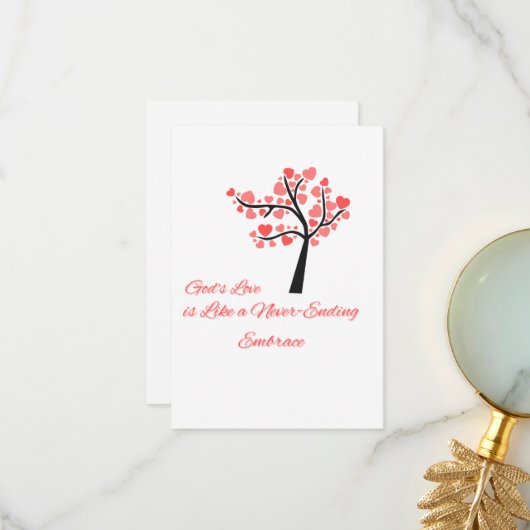 神の愛 サンキューカード (正面/裏面インサイチュ)