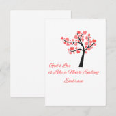 神の愛 サンキューカード (正面/裏面)