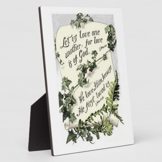 神の愛 フォトプラーク (側面)