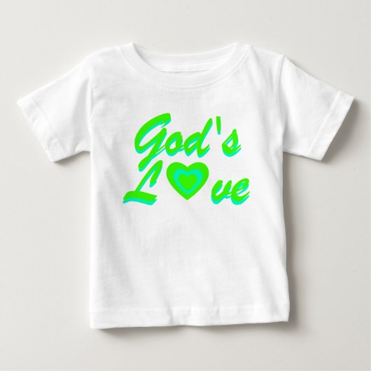 神の愛 ベビーTシャツ (正面)