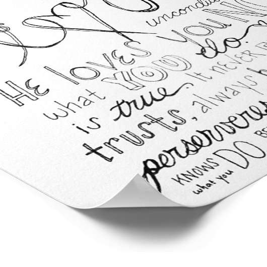 神の愛 ポスター (角)