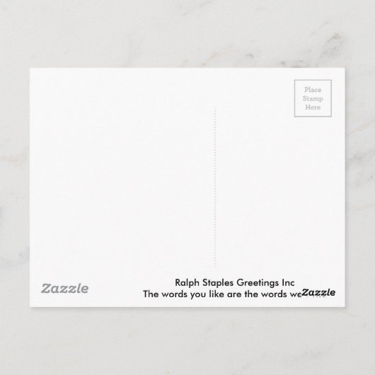 神の愛 ポストカード (裏面)