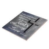 神の愛、十字架から私たちを引き離すことはできない タイル (側面)