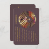 神の愛- 招待状 (正面/裏面)