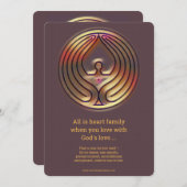 神の愛 - 002 招待状 (正面/裏面)