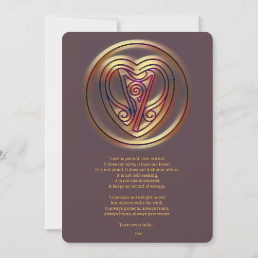 神の愛 - 002 招待状 (裏面)