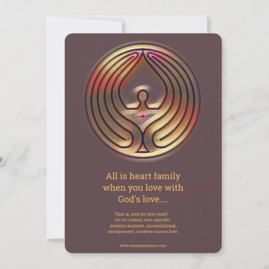 神の愛- 003 招待状 (正面)