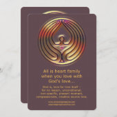 神の愛 – 006 招待状 (正面/裏面)