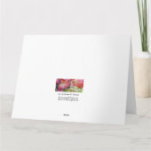 "神の愛" 5.5x8.5折り返しグリーティングカード カード (裏面)