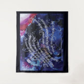 "神の愛" 80 in. x 68 in.タペストリー タペストリー (正面)