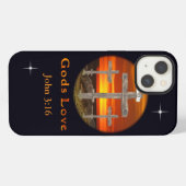 神の愛 iPhoneケース (裏面横)