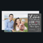 神の愛Chalkboardホリデーフォトカード シーズンカード<br><div class="desc">God's Love Chalkboard Holiday Photo Card by Orabellaプリント.購入する前にテンプレートの画像を自分の写真に置き換えて下さい。</div>