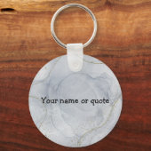 神の感動的呼びおもしろい声についての引用文 キーホルダー (裏面)