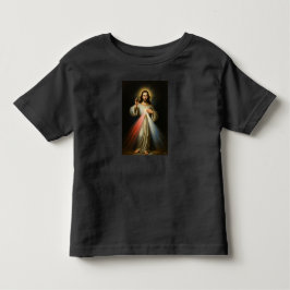 神の慈悲のイエス 子供Tシャツ トドラーTシャツ