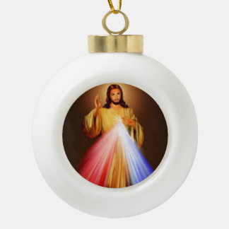 神の慈悲のクリスマスのオーナメント セラミックボールオーナメント