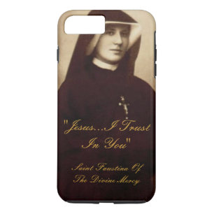 神の慈悲の聖者FAUSTINA iPhone 8 PLUS/7 PLUSケース