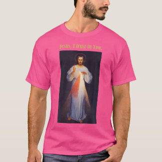 神の慈悲を信じるイエス Tシャツ