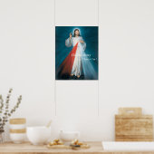 神の慈悲イエス私はあなたを信頼する！ ポスター (キッチン)