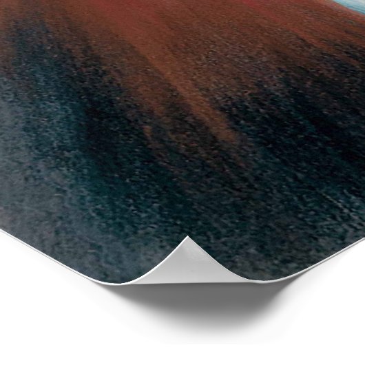 神の慈悲イエス私はあなたを信頼する！ ポスター (角)