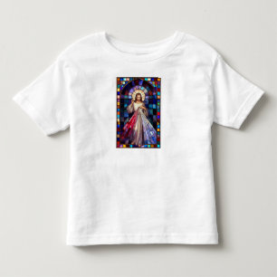 神の慈悲イエス 子供Tシャツ トドラーTシャツ