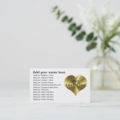 神の慈悲- "あなたのイエス・キリストI信頼" 名刺 (スタンド正面)