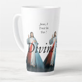 神の慈悲 カフェラテマグ (左アングル)