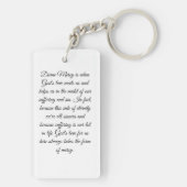 神の慈悲 キーホルダー (裏面)