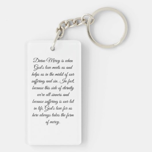 神の慈悲 キーホルダー (裏面)