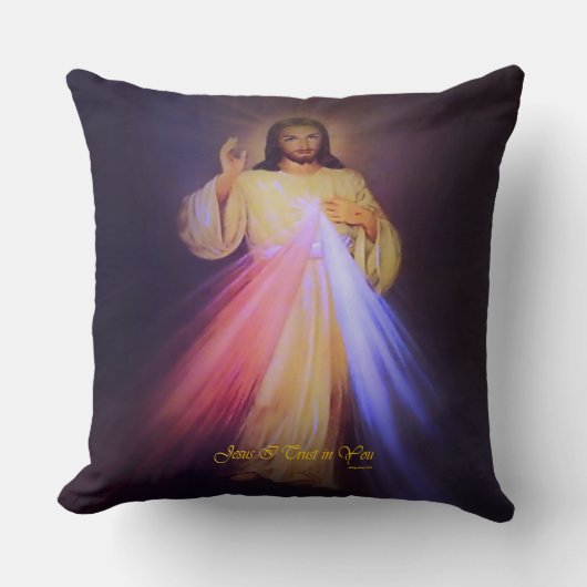 神の慈悲 クッション (正面)