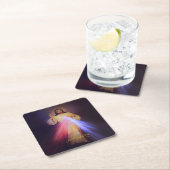 神の慈悲 スクエアペーパーコースター (インサイチュ)