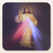 神の慈悲 スクエアペーパーコースター (正面)