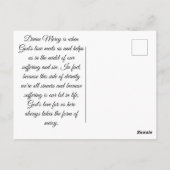 神の慈悲 ポストカード (裏面)