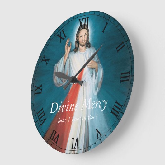 神の慈悲 ラージ壁時計 (傾斜)