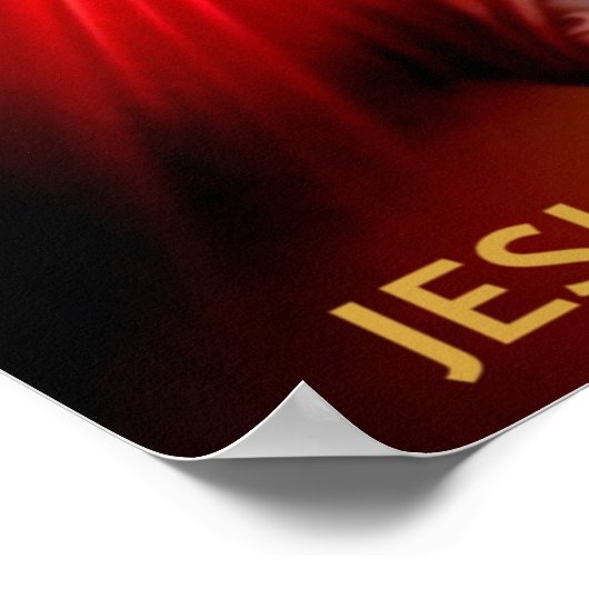 神の慈悲 – 私はあなたを信頼するイエス ポスター (角)