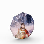 神の慈悲、聖フォスティナ、イエス私はあなたを信頼 フォトブロック (左)