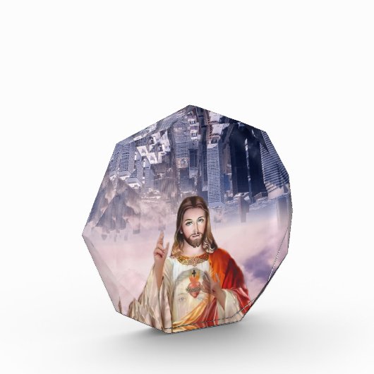 神の慈悲、聖フォスティナ、イエス私はあなたを信頼 フォトブロック (左)