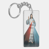 神の慈悲Jeus、私はあなたで信頼します! キーホルダー (正面左)
