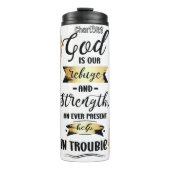 神の我々の避難強度の問題 タンブラー (正面)