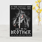 神の戦士よ、私を呼べ。戦う騎士、煩わしいテンプル騎士団 カード (黄色い花)