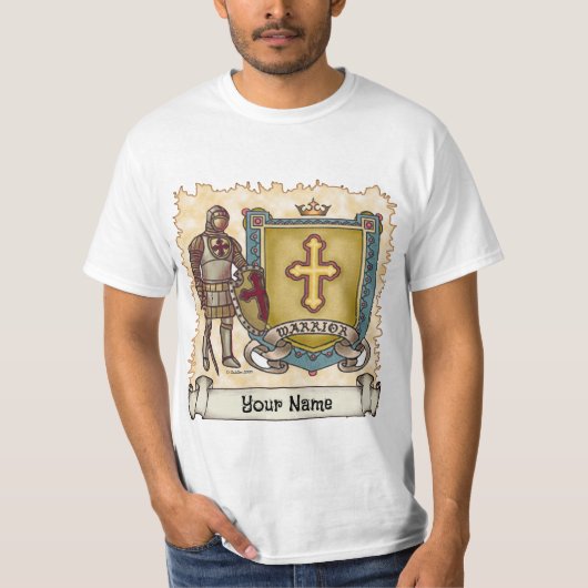 神の戦士 キリスト教Tシャツ Tシャツ (正面)