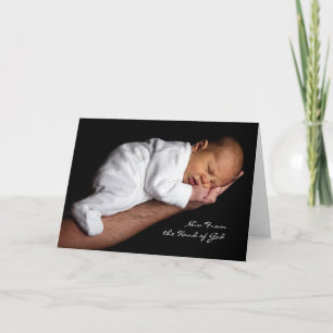 神の手から新しい(新生児) カード