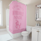 "神の手によって創造された。" クリスチャン シャワーカーテン (インサイチュ)